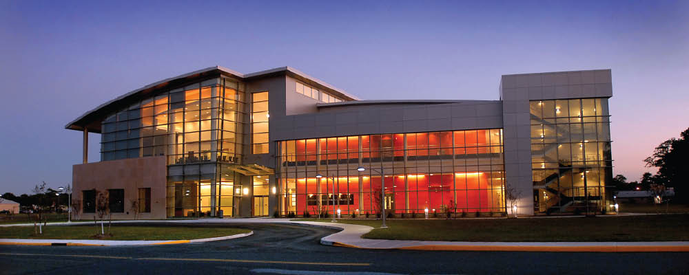cfn-at-dusk-thumb.jpg The Center for Functional Nanomaterials (CFN) at Brookhaven National Laboratory photographed at dusk.