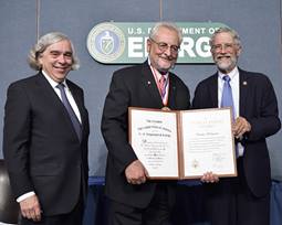 Professor Pellegrini with Secretary Moniz and Director of OSTP John Holdren