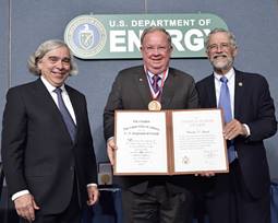 Dr. Shank with Secretary Moniz and Director of OSTP John Holdren